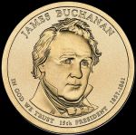 2010 $1 JAMES BUCHANAN - P